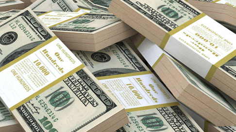 photo of stacks of money